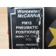 Worcester McCanna PM15 Pneumatic Positioner - Used