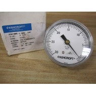 Ashcroft 25W1005 H 02B VAC Vacuum Gauge 25W1005H02BVAC