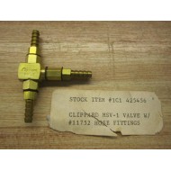 Clippard MSV-1 Shuttle Valve WHose Fittings - New No Box