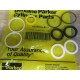 Parker PK102HLL05 1" Viton Piston Seal Kit 9 Ring KIt