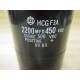 Hitachi HCGF3A Capacitor 2200 MFD 450 VDC - Used