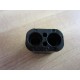 70 Black Plastic Two Hole Housing - New No Box