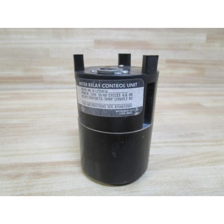 General Electric D-1255K16 Meter Relay D1255K16 - Used