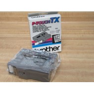 Brother TX-1511 Printer Tape Cassette TX1511 Black On Clear