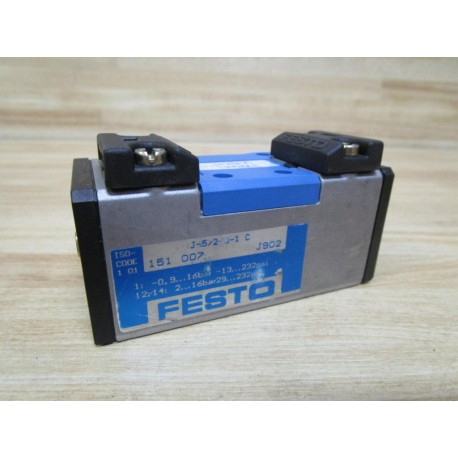 Festo J-52-D-1 C 151007 Valve J52D1C - New No Box