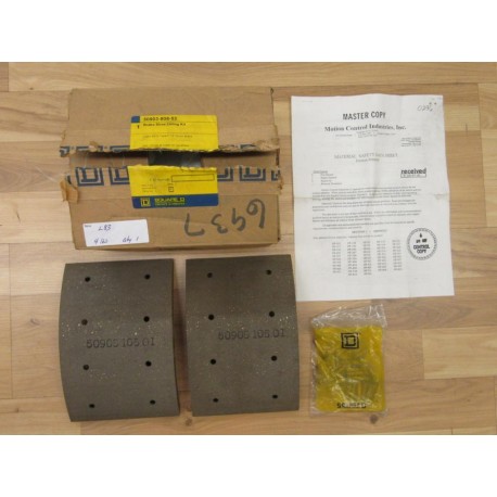 Square D 50903-808-53 Brake Shoe Lining Kit 5090380853