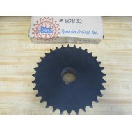 Martin 80B32 2-14 Sprocket 80B32214 Bore: 2-14"