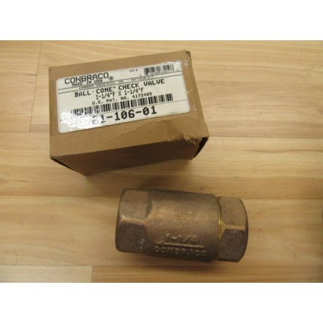 Conbraco 61-106-01 Ball Cone Check Valve 6110601