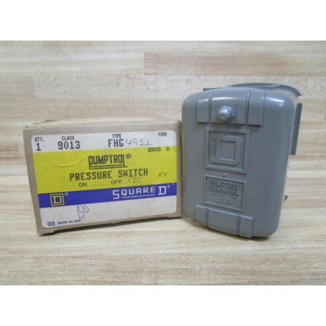 Square D 9013-FHG Pumptrol Pressure Switch