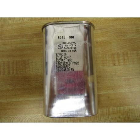 Dielektrol 97F6016 Capacitor 17.uF 60Hz - New No Box