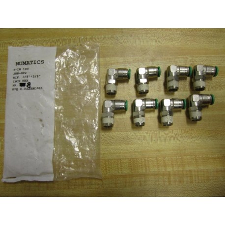 Numatics F-IN 109 308-022 Swivel Elbow Bag Of 8