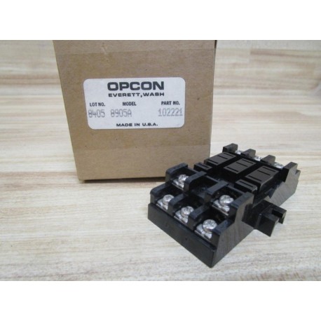 Opcon 102221 Relay Socket Panel Mount