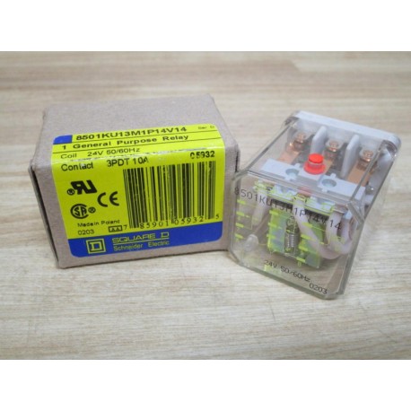 Square D 8501KU13M1P14V14 Relay