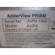 AdderView Prism AVP4 KVM Switch Enclosure - Used
