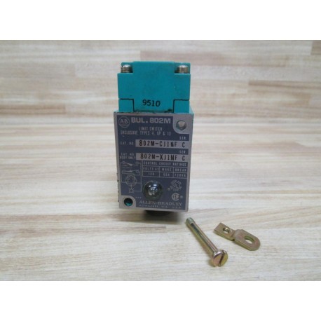 Allen Bradley 802M-CJ1NF Limit Switch 802MCJ1NF Series C - Used