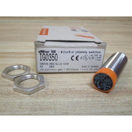 IFM Efector IG0350 Sensor IGB2008-ABOASLLS-100AKRT