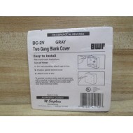 BWF BC-2V Two Gang Blank Cover