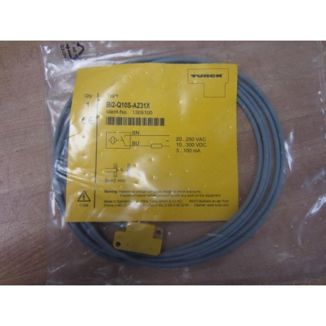 Turck BI2-Q10S-AZ31X 1309100 Sensor BI2Q10SAZ31X