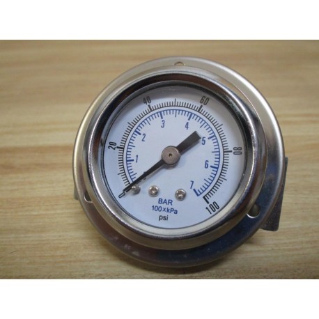 Ashcroft 0-100 0100 Pressure Gauge - New No Box