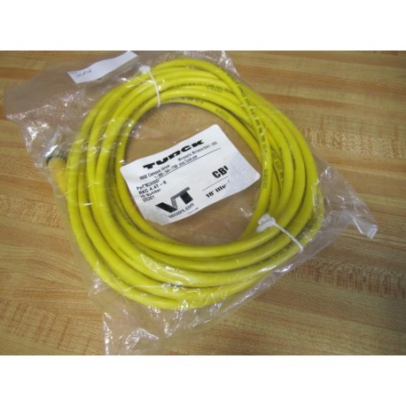 Turck RKC 4.4T-6 Cordset U5301 6M Cable