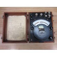 Weston 20082 Vintage Industrial Wattmeter Cracked Lid 39092 - Used