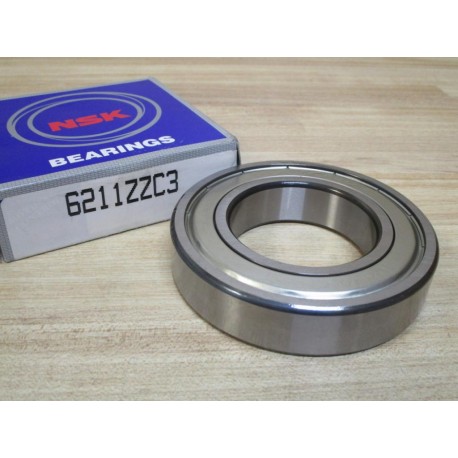 NSK 6211ZZC3 Radial  Deep Groove Ball Bearing