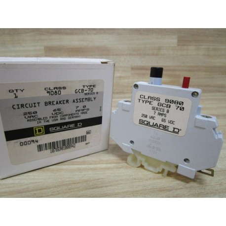 Square D 9080-GCB-70 Circuit Breaker  9080GCB70