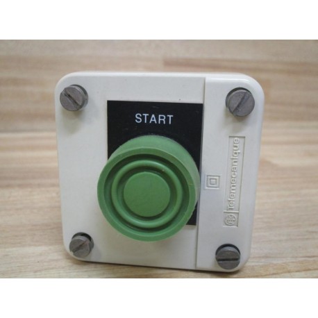 Telemecanique XAL Push Button Enclosure & Contact - Used