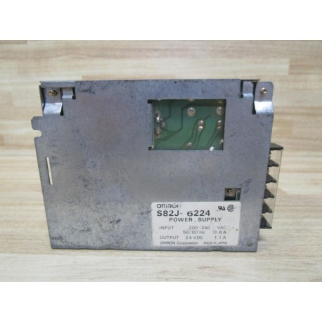 Omron S82J-6224 Power Supply S82J6224 - Used - Mara Industrial