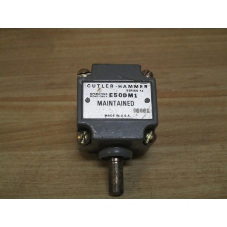Cutler Hammer E50DM1 Eaton Limit Switch Head E50DMI - Used