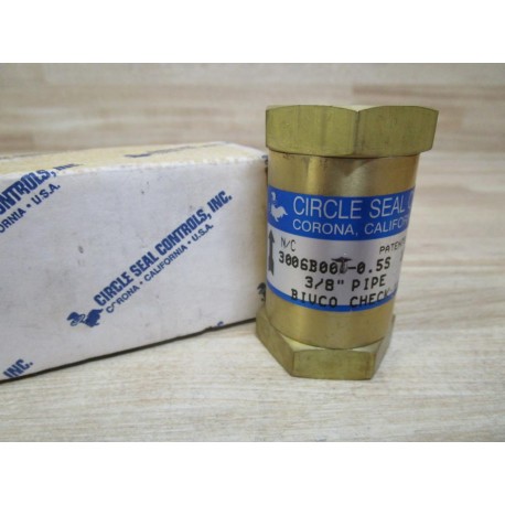 Circle Seal Valve 3006B00T-05S Pipe Check Valve 3006B00T05S