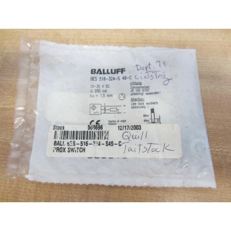 Balluff BES 516-324-S49-C Proximity Switch 553515