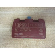 Baco 23-E10 Contact Block 23E10 Red - New No Box