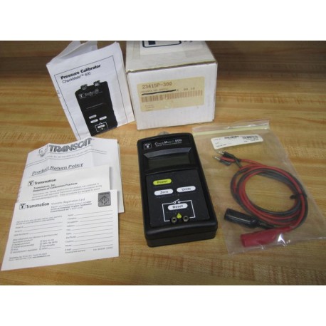 Transmation 23415P-300 CheckMate 600 Pressure Calibrator 23415P300