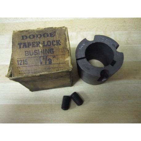 Dodge 1215 1 18 Taper Lock Bushing 1-18"