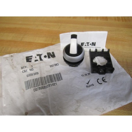 Eaton M22-WK3 Cutler Hammer Selector Switch M22WK3