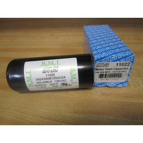 Mars 11022 Round Motor Start Capacitor 340-408MFD