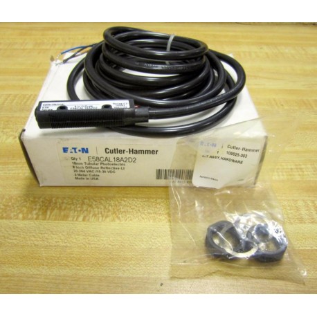 Cutler Hammer E58CAL18A2D2 Eaton Sensor E58-CAL-18A2D2 Series C2