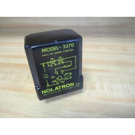 Nolatron 3370 Anti-Tie Down Control Relay Model 3370 - New No Box