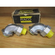 Raco 3926 1-12"90° Connector WInsulated Throat (Pack of 2)