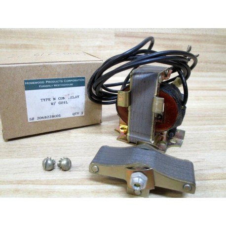 Homewood ProductsWestinghouse L-606817 Relay With Coil Type N 206B228G01