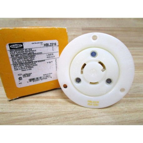 Hubbell HBL2316 Connector Power Entry Receptacle