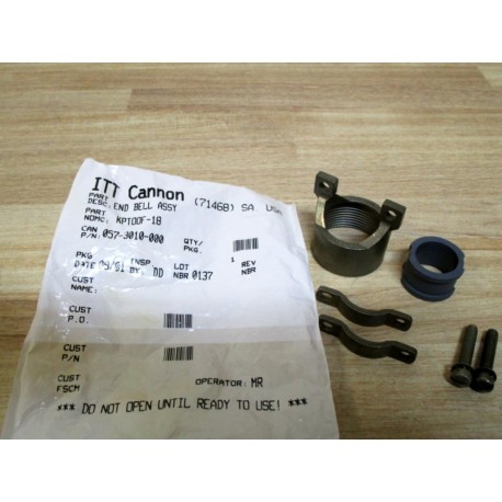 ITT Cannon Electric KPT00F-18 Bell End Connector Assembly