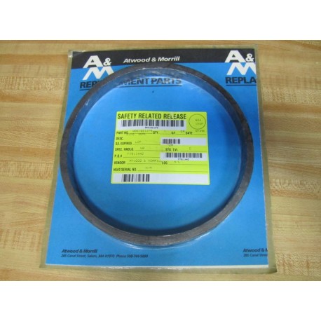 Atwood & Morrill 0061021275 Replacement Seal Ring