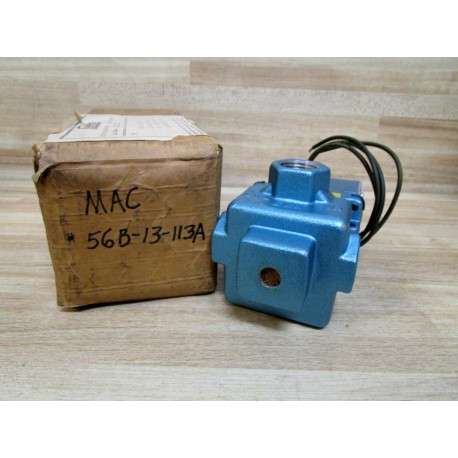 Mac Valves 56B-13-113A Solenoid Valve - Used