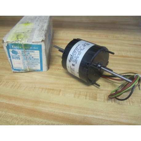 Fasco 7121-4614 Model D205 Double Shaft Motor 71214614