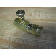 LDI Industries N102-03 Straight Brass Needle Valve N10203 - New No Box