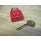 Master Lock 410RED Safety Lockout Padlock wKey