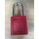 Master Lock 410RED Safety Lockout Padlock wKey