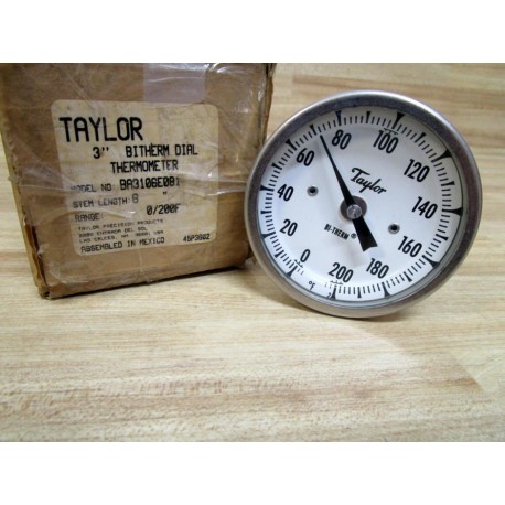 Taylor Dunn BA3106E081 3" Bi-therm Dial Thermometer